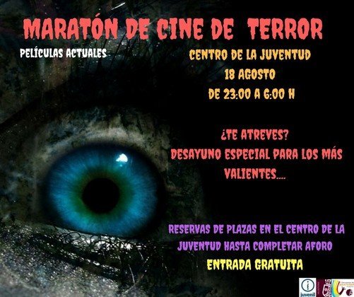maraton cine terror juventud 2017 verano (Copiar)