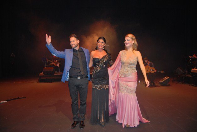 Rafa Garcel, Joana Jiménez y Nazaret Compaz. Foto: Ramón Rosales