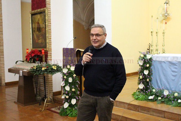 Ángel Almansa durante la conferencia