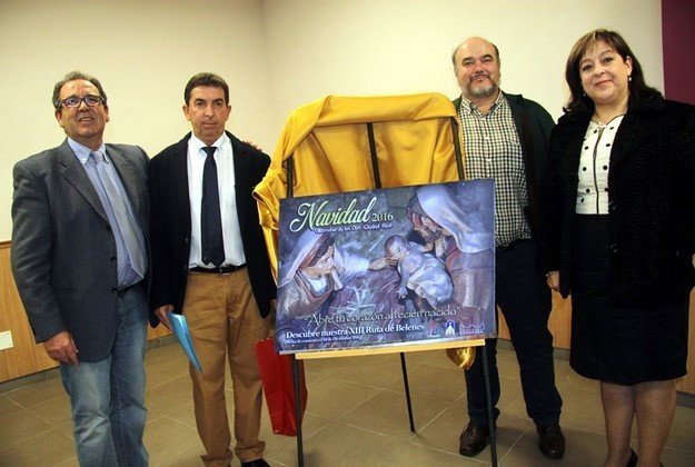 Villarrubia pregon cartel Clementino, Cañadilla, parroco y alcaldesa (Copiar)