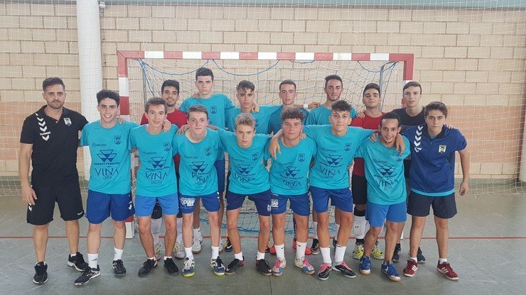 El equipo juvenil en el Trofeo Calducho - Foto FS Valdepeñas (Copiar)