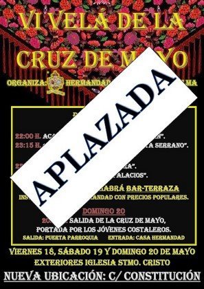 Cartel aplazamiento VI Velá Cruz de Mayo 2018 (Copiar)