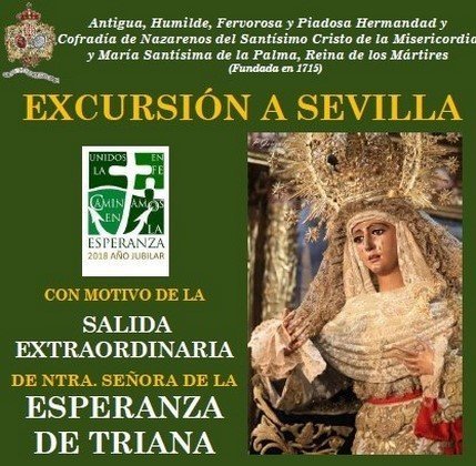 Cartel Excursión Esperanza de Triana Sevilla (Copiar)