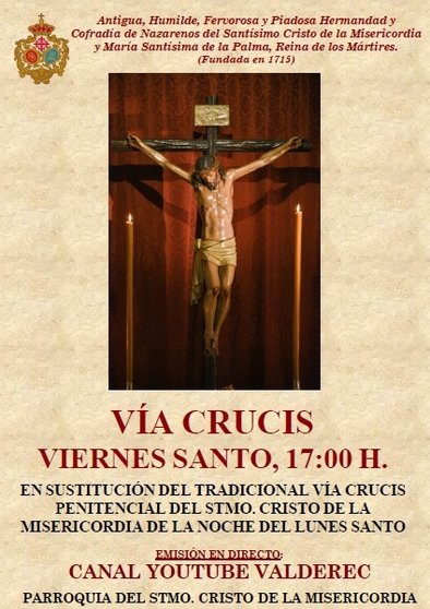 Vía Crucis virtual Viernes Santo 2020