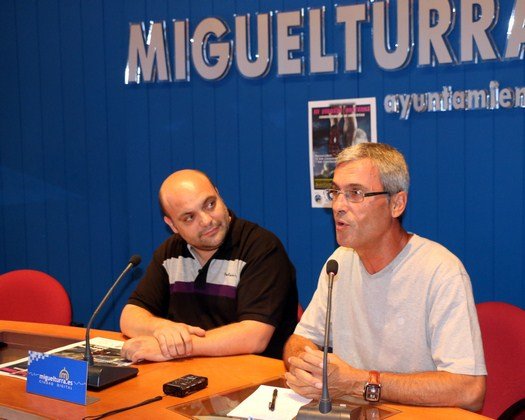 José Félix Martín y Marcial González en rueda de prensa. José Félix Martín y Marcial González en rueda de prensa.