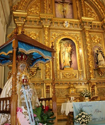 Virgen de Peñarroya en las Monjas en 2014 Virgen de Peñarroya en las Monjas en 2014