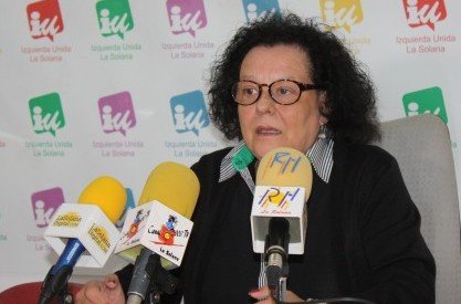 María Pérez, concejala de IU en La Solana María Pérez, concejala de IU en La Solana