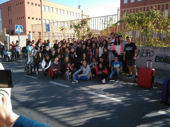 Alumnos del IES Bernardo de Balbuena