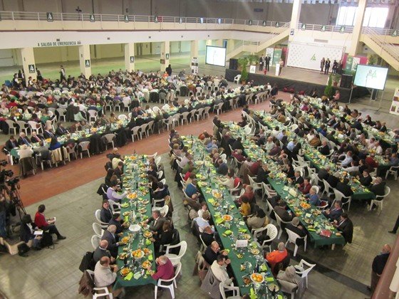 Foto de archivo de una comida de Hermandad de Asaja Ciudad Real Foto de archivo de una comida de Hermandad de Asaja Ciudad Real