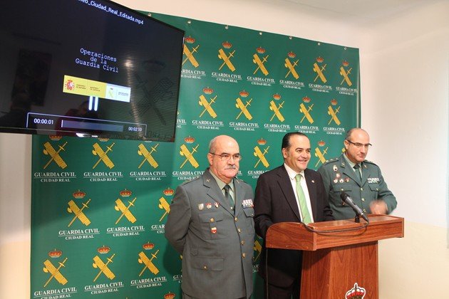 El Delegado del Gobierno durante la rueda de prensa donde se ha informado de la operación El Delegado del Gobierno durante la rueda de prensa donde se ha informado de la operación