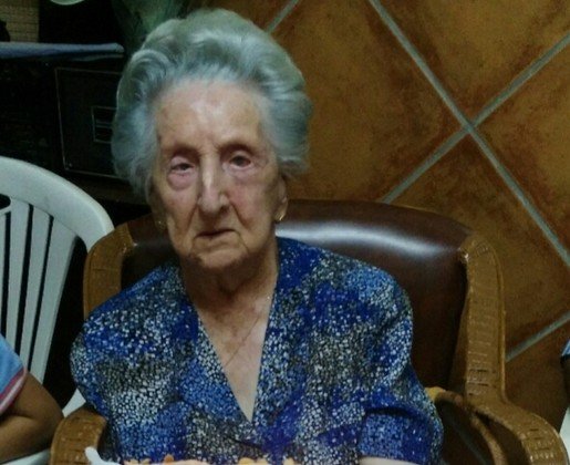 Felipa el día que cumplió 101 años Felipa el día que cumplió 101 años