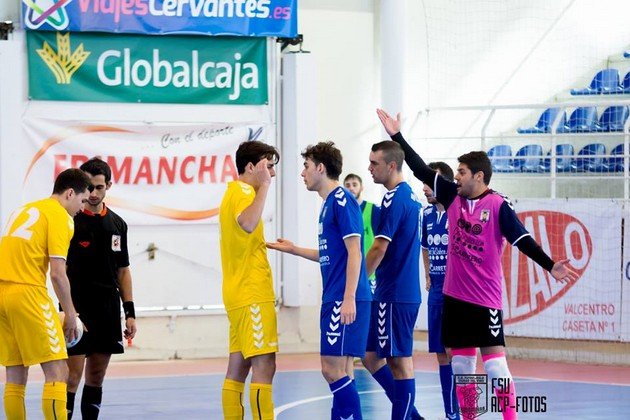 Imagen del partido del filial ante el Silver Novanca. Foto ACP-FSValdepeñas (Copiar)