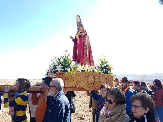 Procesión de San Blas en la romería de 2018 Procesión de San Blas en la romería de 2018