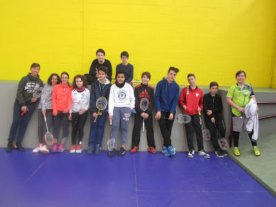 Equipo de Bádminton del IES Bernardo de Balbuena que participó en la competición de Torre de Juan Abad Equipo de Bádminton del IES Bernardo de Balbuena que participó en la competición de Torre de Juan Abad