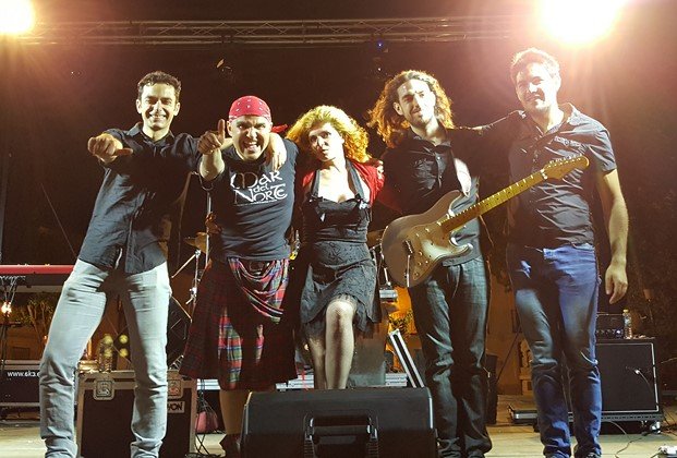 Mar del Norte en uno de sus conciertos