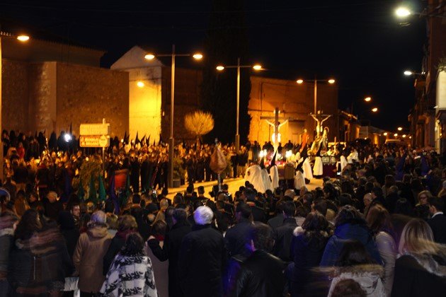 Santo Sepulcro pasos volviendo a Santa Quiteria (La Solana) Santo Sepulcro pasos volviendo a Santa Quiteria (La Solana)