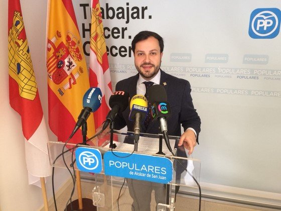 El viceportavoz del Grupo Popular en el Ayuntamiento de Alcázar de San Juan, Eduardo García Villajos