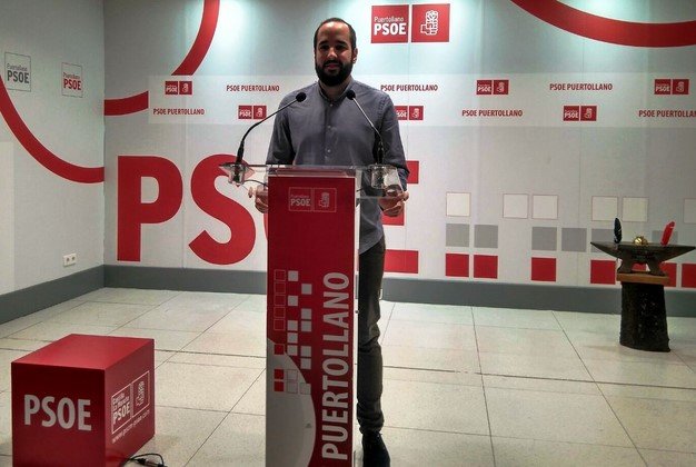 Miguel González en rueda de prensa en Puertollano Miguel González en rueda de prensa en Puertollano