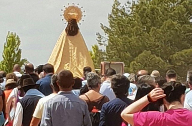 La Patrona de Valdepeñas en su Visita Extraordinaria a Consolación