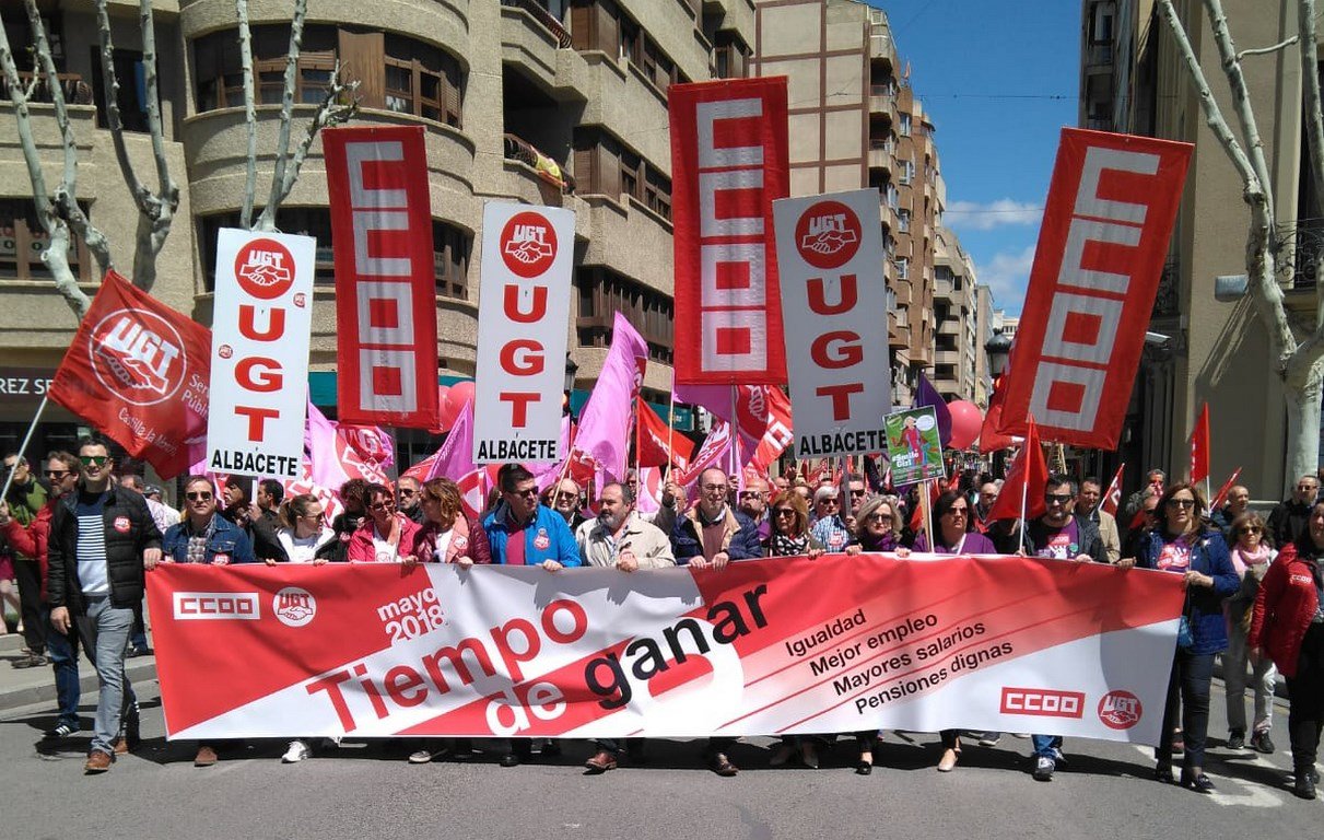 Carlos Pedrosa en la Manifestacion 1º de Mayo 2018 en Albacete Carlos Pedrosa en la Manifestacion 1º de Mayo 2018 en Albacete