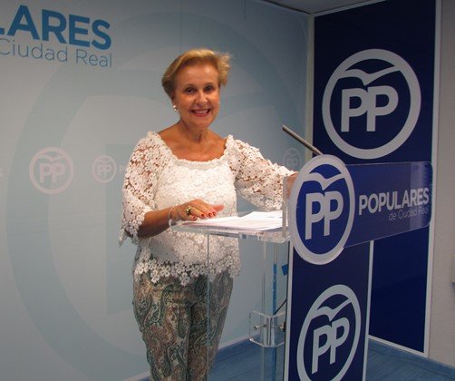 Carmen Quintanilla en rueda de prensa