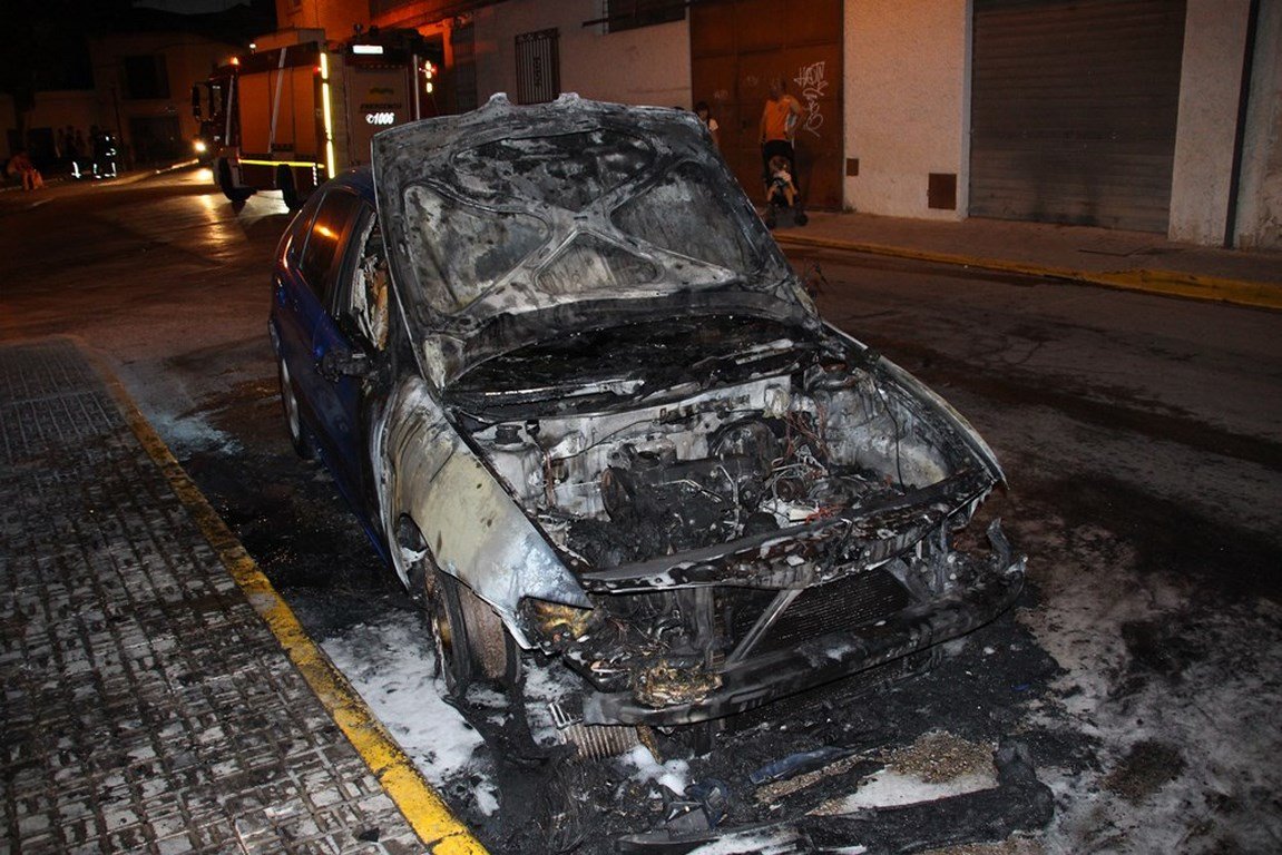 Incendio coche