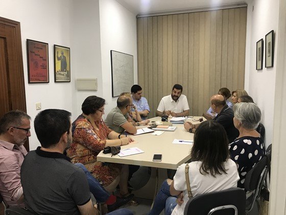 Reunión de la ejecutiva del PSOE de Valdepeñas