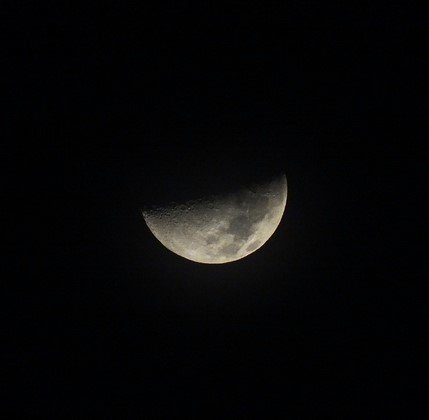 Luna en cuarto creciente Luna en cuarto creciente