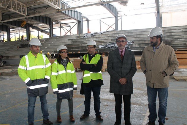 Visita a las obras del Pabellón del Virgen de la Cabeza Visita a las obras del Pabellón del Virgen de la Cabeza