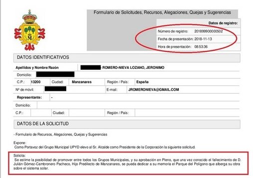 Justificante Gomez Cambronero