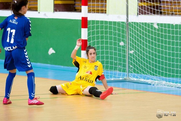 Guerreras azulonas. Fotos ACP-FS Valdepeñas