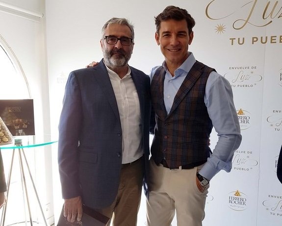 Alcalde Villanueva de los Infantes con Jesús Vázquez