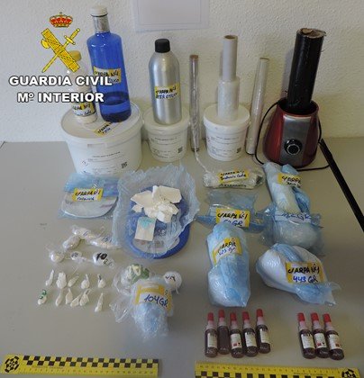 Foto de la Guardia Civil. Operación Samuco