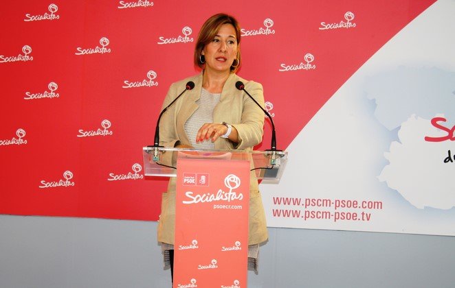 Blanca Fernández en rueda de prensa Blanca Fernández en rueda de prensa