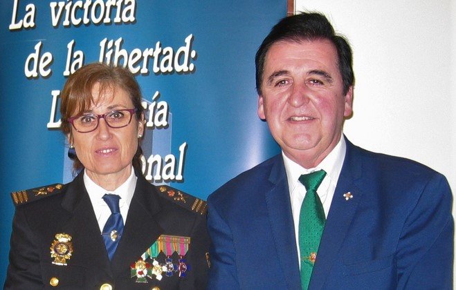 Ángel López con Eulalia González Peña Ángel López con Eulalia González Peña