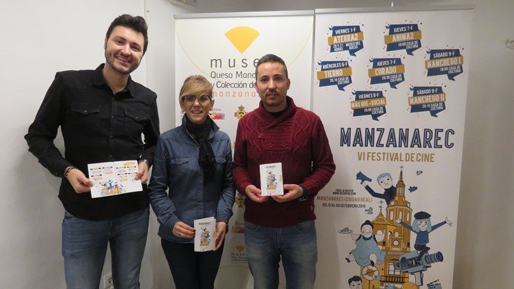 En la foto Mario Cervantes, Silvia Cebrián y Juan Pedro Araque
