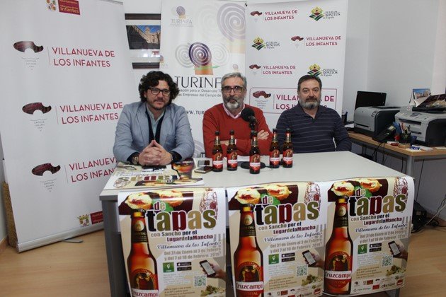 Presentación Ruta Tapas con Sancho en Infantes Presentación Ruta Tapas con Sancho en Infantes