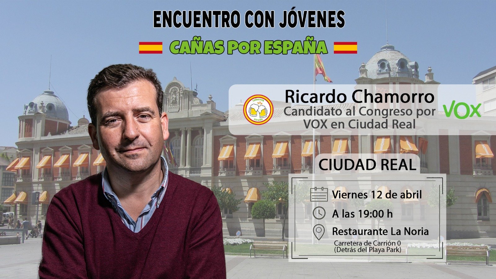 Encuentro de Jóvenes Cañas por España con Ricardo Chamorro