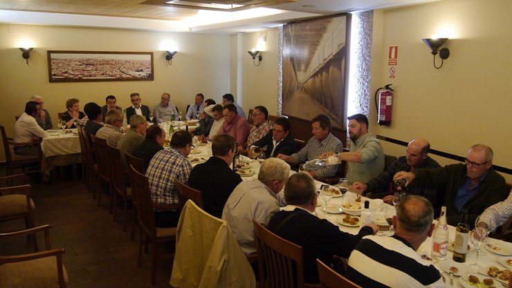 Reunión agricultores y ganaderos Jesús Martín y Francisco Martínez