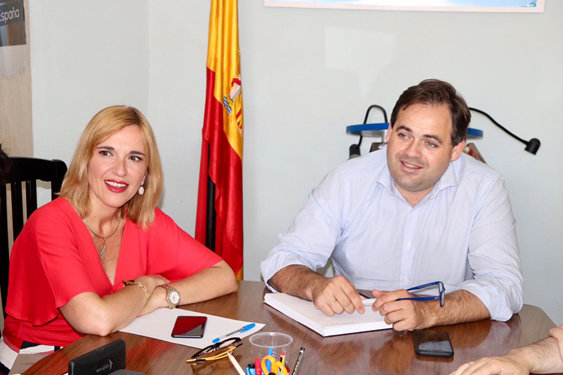 Paco Núñez y Cándida Tercero en Valdepeñas Paco Núñez y Cándida Tercero en Valdepeñas