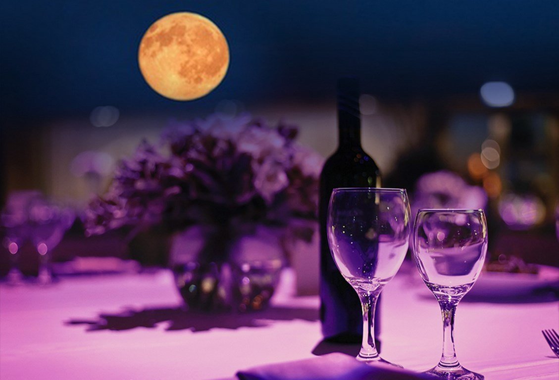 Cena y luna Cena y luna