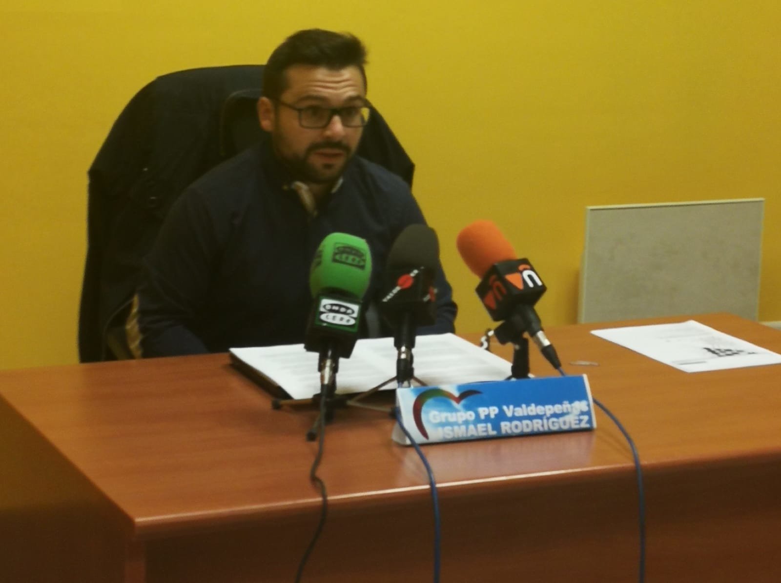 Ismael Rodríguez, concejal del PP en Valdepeñas Ismael Rodríguez, concejal del PP en Valdepeñas