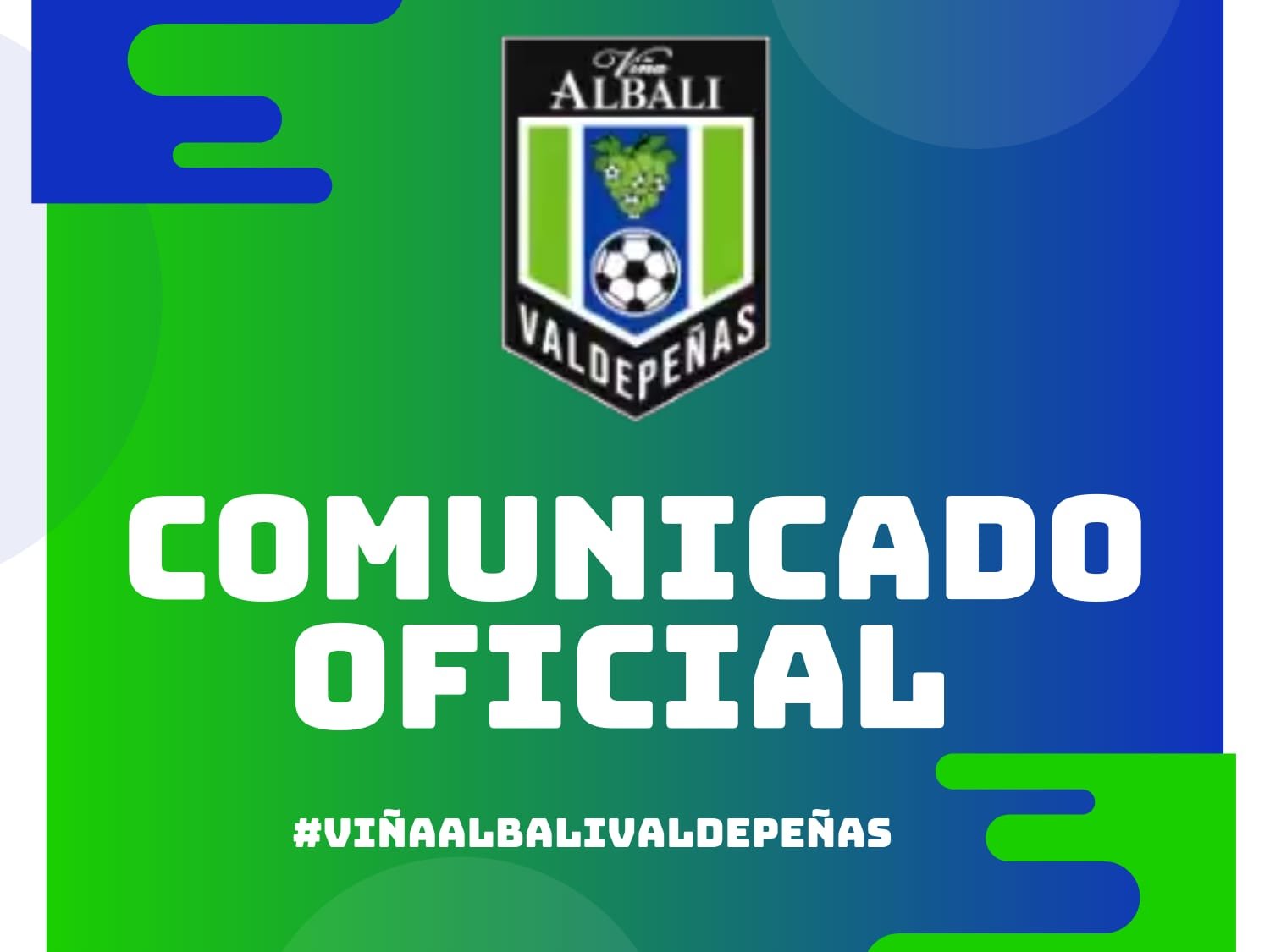 FS Valdepeñas. Comunicado oficial FS Valdepeñas. Comunicado oficial