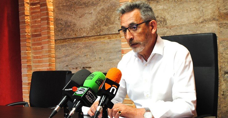 Jesús Martín en rueda de prensa
