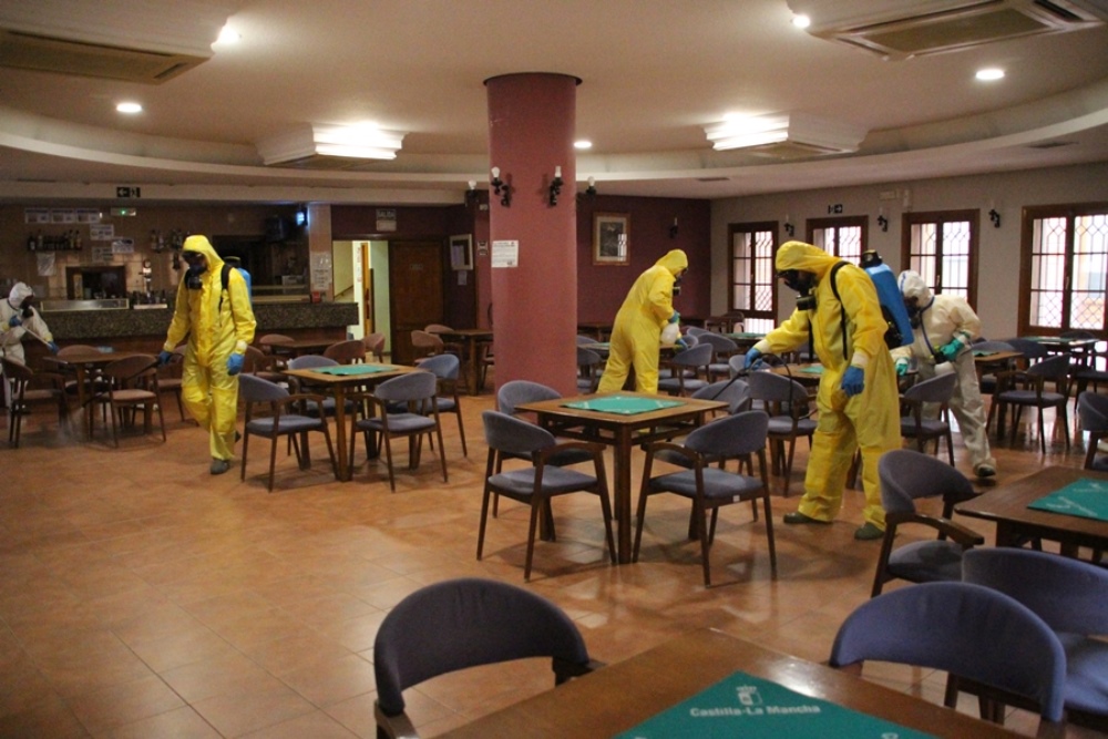 Centro de Mayores recién fumigado